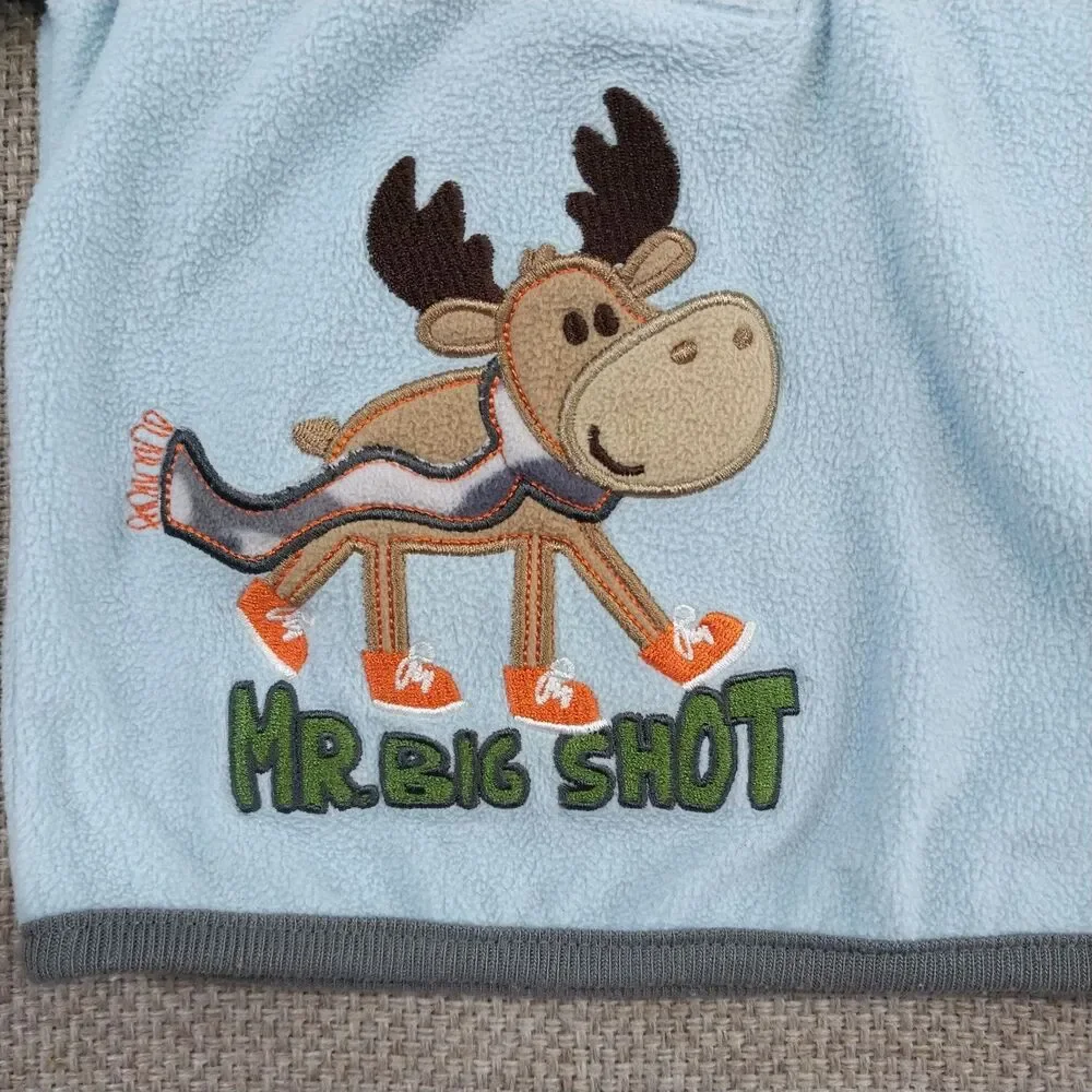 Toddlers Infant Little Sport Hat And Mr. Big Shot Pull-Over Jacket 3-6 Months